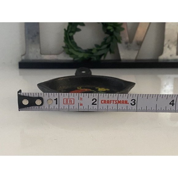 Vintage Mid Century Miniature Cast Iron Skillet Bird LHC‎ Japan Raised Relief - Picture 7 of 16